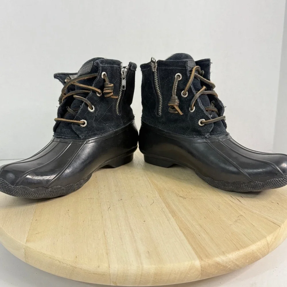 SPERRY Women's Shoes Top-Sider Saltwater Duck Boots Waterproof Outdoor Size 7